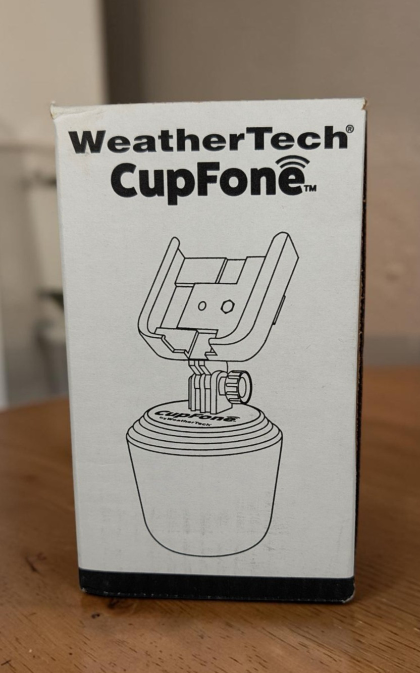 WeatherTech CupFone Universal Portable Cell Phone Holder For Cars Boats RV's